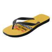 Taxi New York & Red Kiss ビーチサンダル (アングル)