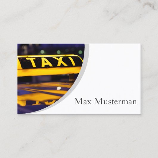 TAXI Visitenkarten 名刺 (正面)