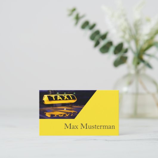 TAXI Visitenkarten 名刺 (スタンド正面)