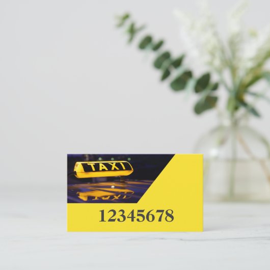 TAXI Visitenkarten 名刺 (スタンド正面)