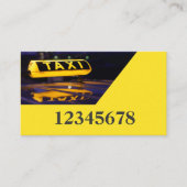 TAXI Visitenkarten 名刺 (正面)