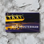 TAXI Visitenkarten 名刺