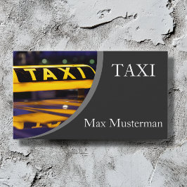 TAXI Visitenkarten 名刺