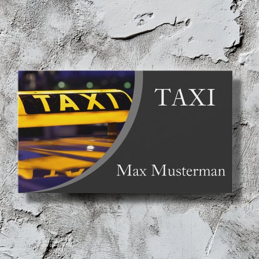 TAXI Visitenkarten 名刺