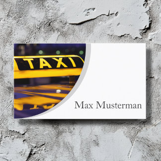 TAXI Visitenkarten 名刺