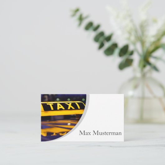 TAXI Visitenkarten 名刺 (スタンド正面)