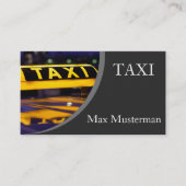 TAXI Visitenkarten 名刺 (正面)