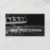 TAXI Visitenkarten 名刺 (正面)