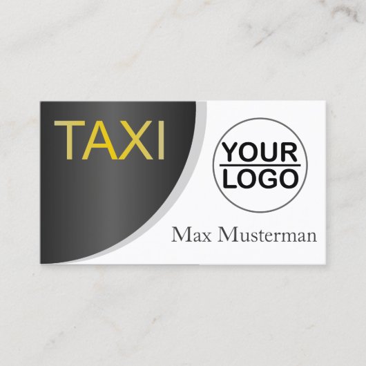 TAXI Visitenkarten mit LOGO 名刺 (正面)