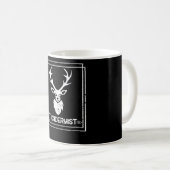 Taxidermist Reindeer Deer Logo Shirt コーヒーマグカップ (正面右)
