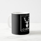 Taxidermist Reindeer Deer Logo Shirt コーヒーマグカップ (正面左)