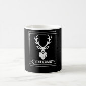 Taxidermist Reindeer Deer Logo Shirt コーヒーマグカップ (中央)