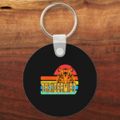 Taxidermist Tiger Preservation Retro Wildlife Natu キーホルダー (正面)