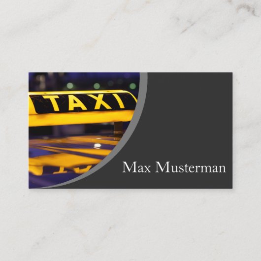 Taxifahrer Visitenkarten 名刺 (正面)