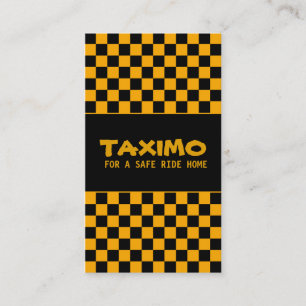Taximoのタクシーサービス車のな名刺 名刺