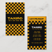 Taximoのタクシーサービス車のな名刺 名刺 (正面/裏面)