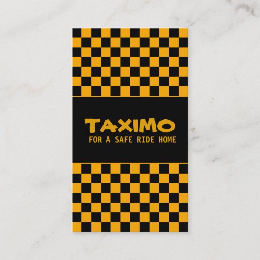 Taximoのタクシーサービス車のな名刺 名刺 (正面)