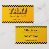 Taxista / Servicio Cab 名刺 (正面/裏面)