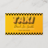 Taxista / Servicio Cab 名刺 (正面)