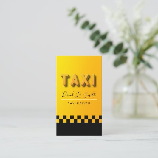 Taxista / Servicio Cab 名刺 (スタンド正面)