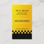 Taxista / Servicio Cab 名刺 (裏面)