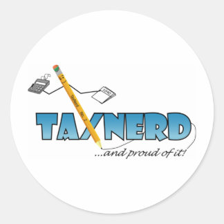 TaxNerdステッカー ラウンドシール