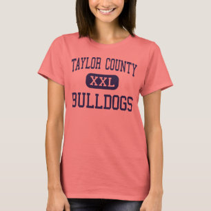 Taylor郡-ブルドッグ-高ペリーフロリダ Tシャツ