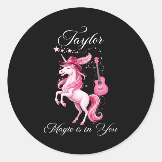 Taylor Gift - Taylor Shirt  ラウンドシール (正面)
