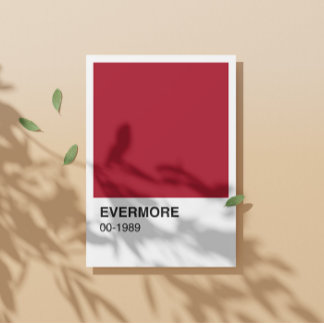 Taylor Red Evermore 1989アルバム – 白縁ど ポスター