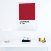 Taylor Red Evermore 1989アルバム – 白縁ど ポスター