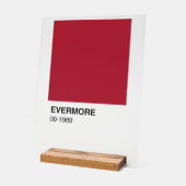 Taylor Red Evermore 1989アルバム – 背澄ん景 アクリルサイン (傾斜)