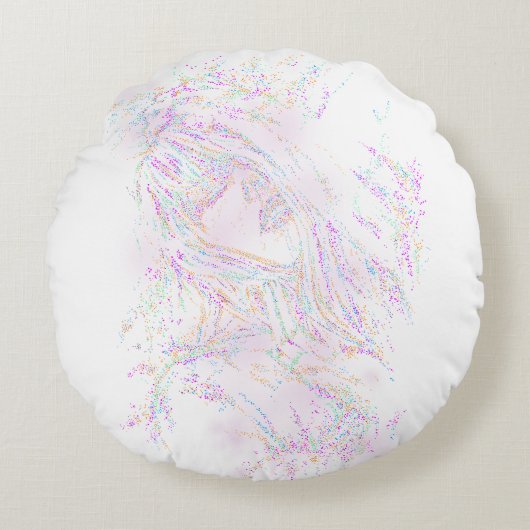 Taylor Swift (ファンアート) ラウンドクッション (正面)