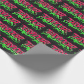 Taylor Vorname Name Graffiti red green ラッピングペーパー (角)