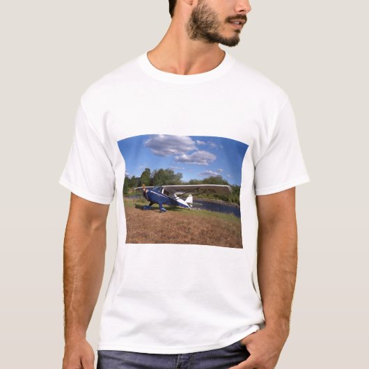 Taylorcraft、BC-12Dの1946_Classic航空 Tシャツ (正面)