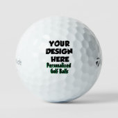 TaylorMade TP5 ゴルフボール - 名前入り オーダーメイド (正面)