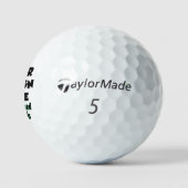 TaylorMade TP5 ゴルフボール - 名前入り オーダーメイド (ロゴ)