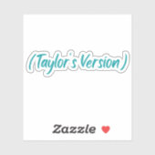 Taylor's Version 赤ステッカー Fearless Folklore シール (シート)