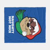 TAZ™「いけなNot Nice」 フリースブランケット (正面(横))