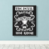 TAZ™お前の知る悪魔 キャンバスプリント (インサイチュ (ウッドフロア))