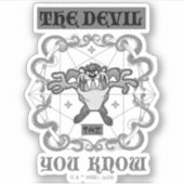 TAZ™お前の知る悪魔 シール (正面)