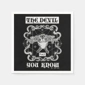 TAZ™お前の知る悪魔 スタンダードカクテルナプキン (正面)