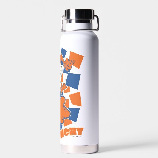 TAZ™お腹が空いて打ち砕市松模様にく ウォーターボトル (背面)