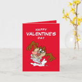 TAZ™ くるくる台風 | バレンタインデー カード (黄色い花)