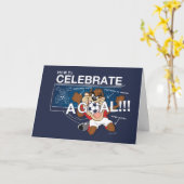 TAZ™でゴールを祝おう！ カード (黄色い花)