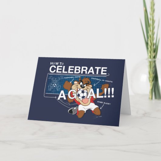 TAZ™でゴールを祝おう！ カード (正面)