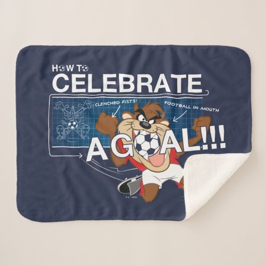 TAZ™でゴールを祝おう シェルパブランケット (正面(横))