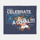 TAZ™でゴールを祝おう フリースブランケット (正面(横))