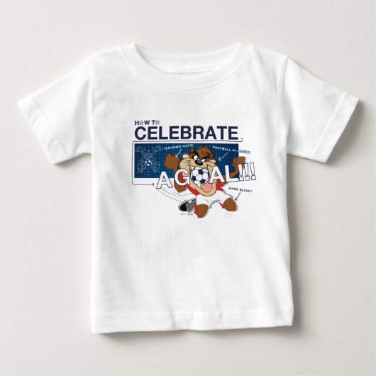 TAZ™でゴールを祝おう ベビーTシャツ (正面)