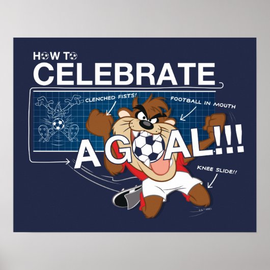 TAZ™でゴールを祝おう ポスター (正面)