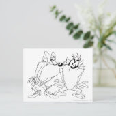 TAZ™と女の子 ポストカード (スタンド正面)